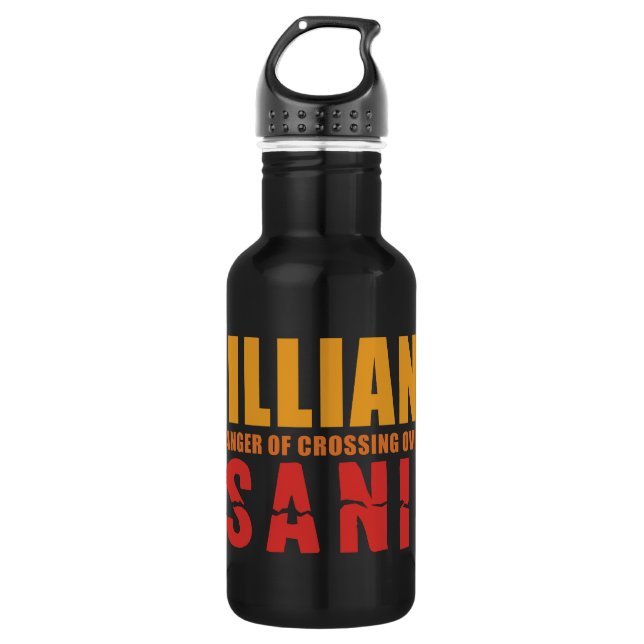 BRILLIANCE VS INSANITY 532 ML WATER BOTTLE (Front)