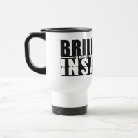 BRILLIANCE VS INSANITY mug – choose style, colour