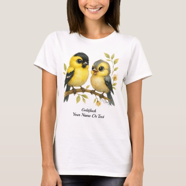 Brilliant American Goldfinch T-Shirt (Front)