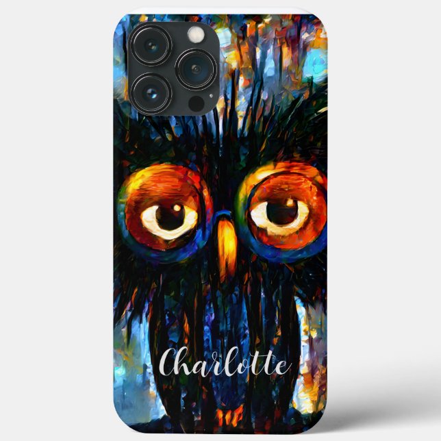 Brilliant and Wise Owl Case-Mate iPhone Case (Back)