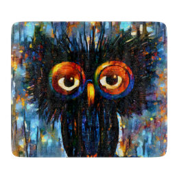 Brilliant and Wise Owl Cutting Board