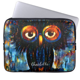 Brilliant and Wise Owl Laptop Sleeve