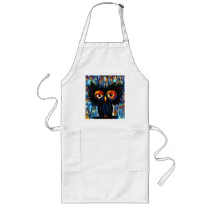 Brilliant and Wise Owl Long Apron