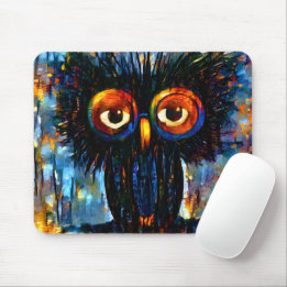 Brilliant and Wise Owl Mouse Mat