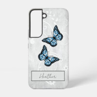 Brilliant Blue Butterflies