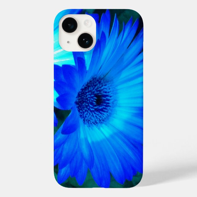 Brilliant Blue Daisy  Case-Mate iPhone Case (Back)