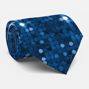 Brilliant Blue Sparkle Neck Tie For All Occasions
