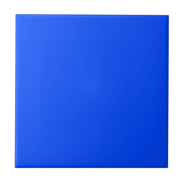 Brilliant Blue Upscale Monochromatic Tile (Front)