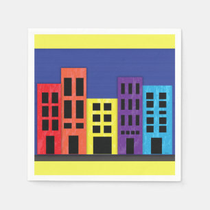 Brilliant Buildings Napkins