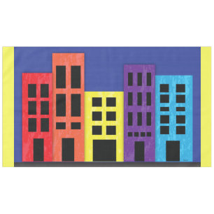 Brilliant Buildings Tablecloth