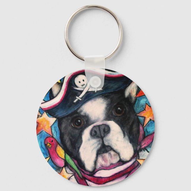 Brilliant Bulldog Key Ring (Front)