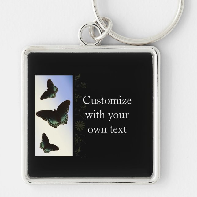 Brilliant Butterflies Keychain (Front)