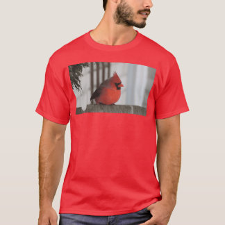 Brilliant Cardinal Bird T-Shirt
