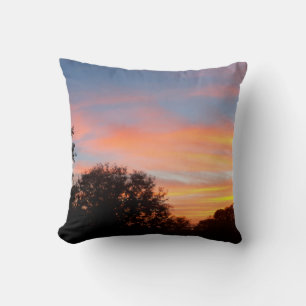 brilliant coloured Sunset Oct sky Cushion