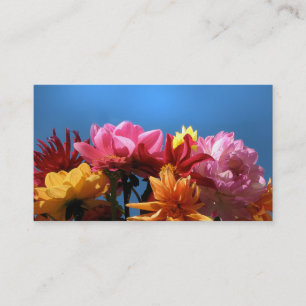 Brilliant Dahlias ATC Business Card