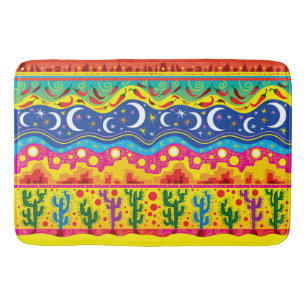 Brilliant Desert Motifs Bath Mat
