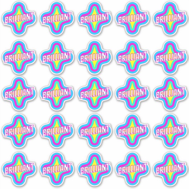 Brilliant Fun Cute Teacher Reward Comment Stickers (Front)