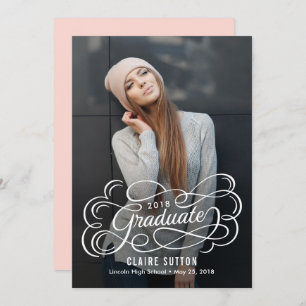 Brilliant Future Graduation Announcement Invite