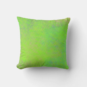 Brilliant Green Marbled Art Cushion