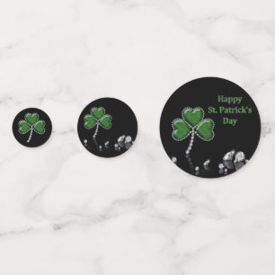 Brilliant Happy St. Patrick's Day Diamonds Confetti