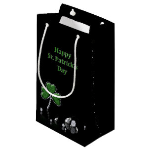 Brilliant Happy St. Patrick's Day Diamonds Small Gift Bag