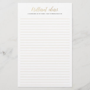 Brilliant Ideas Notepad Stationery