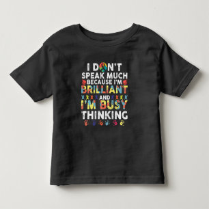 Brilliant Kid Son Daughter Family Autism Awareness Toddler T-Shirt