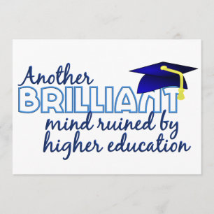 Brilliant Mind custom invitation