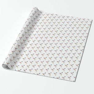 Brilliant Neoplasticism Art Monogram. Letter L Wrapping Paper