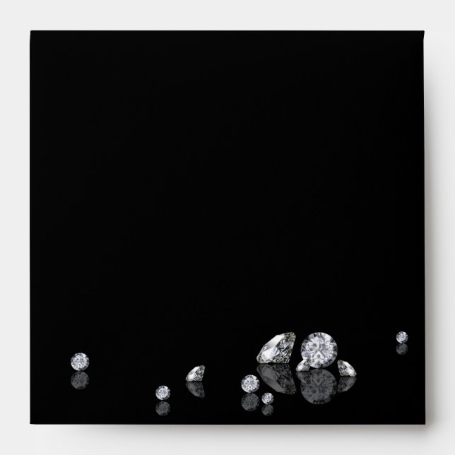 Brilliant New Year Diamonds - Envelope Square (Front)