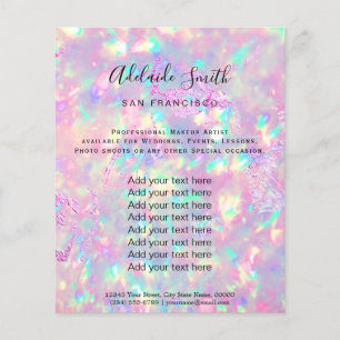 brilliant opal photo design flyer