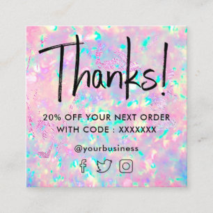 brilliant opal texture discount card