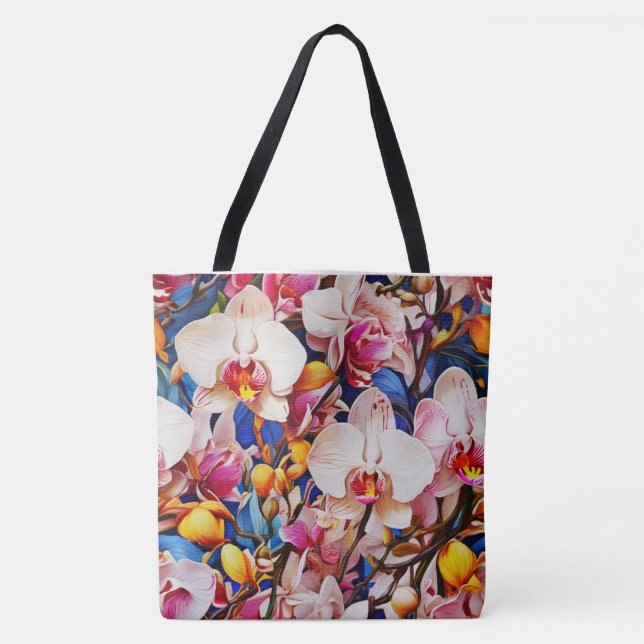 Brilliant Orchid Tote Bag (Front)