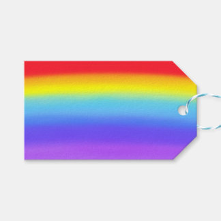 Brilliant/Pale Rainbow by Rising Dove Fine Arts Gift Tags