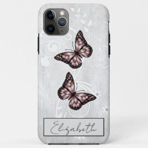 Brilliant Pink Butterflies iPhone 11 Pro Max Case
