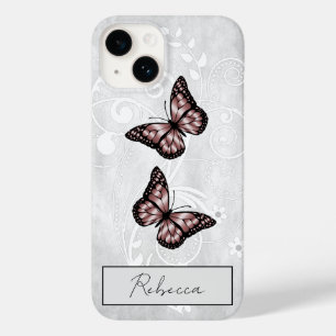 Brilliant Pink Butterflies Case-Mate iPhone 14 Case