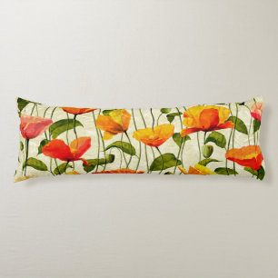 Brilliant Poppies Body Cushion