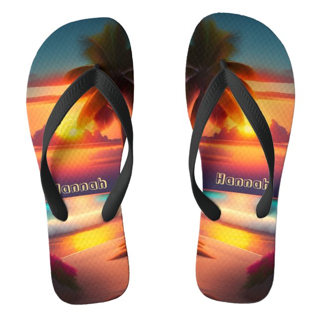 brilliant poster flip flops (Footbed)