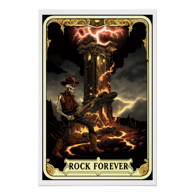 Brilliant Poster, Rock Music Forever Poster (Front)