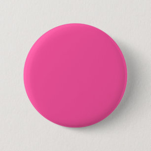 Brilliant rose  (solid colour)  6 cm round badge
