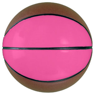 Brilliant rose  (solid colour)  basketball
