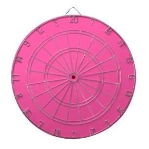 Brilliant rose (solid colour) dartboard
