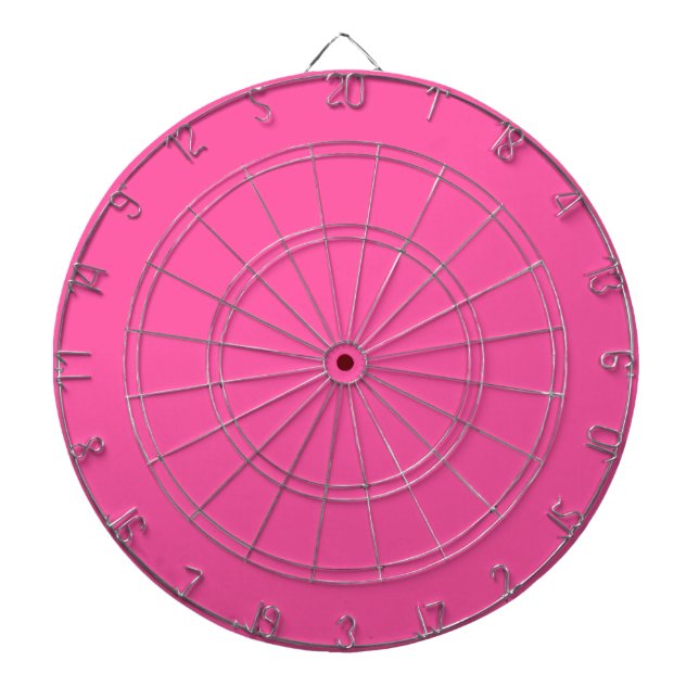 Brilliant rose  (solid colour)  dartboard (Front)