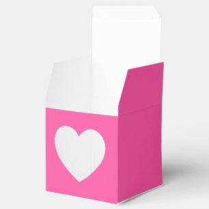 Brilliant rose (solid colour) favour box