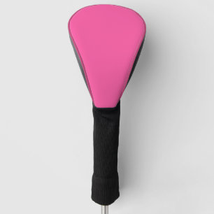 Brilliant rose (solid colour) golf head cover