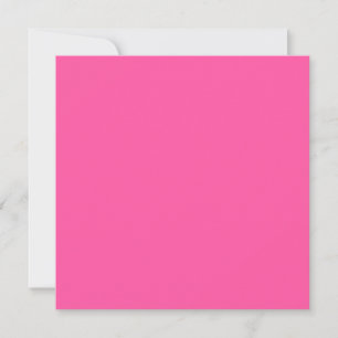 Brilliant rose  (solid colour)  holiday card