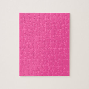 Brilliant rose (solid colour) jigsaw puzzle