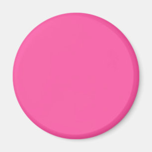 Brilliant rose (solid colour) magnet