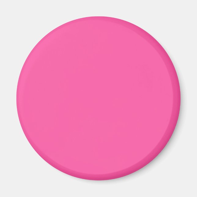 Brilliant rose  (solid colour)  magnet (Front)