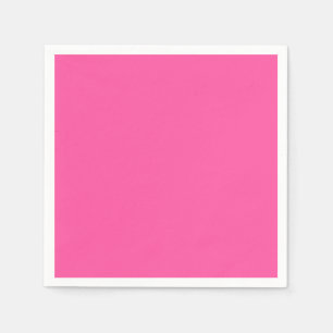 Brilliant rose (solid colour) napkin